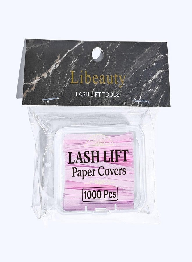 لي بيوتي شرائط ورق رفع الرموش من ليبيوتي، 1000 قطعة - بديل مثالي لشرائط الرفع/التغليف البلاستيكية، أغطية ورقية سهلة الاستخدام لتجعيد وتلوين الرموش بشكل مثالي، مستلزمات رفع الرموش للصالونات والمختصين، لون وردي، 3 مم - Image 4